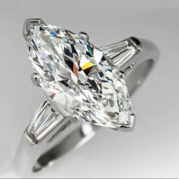 NWT GORGEOUS 925 sterling silver diamond 💍 ring - Picture 7 of 7